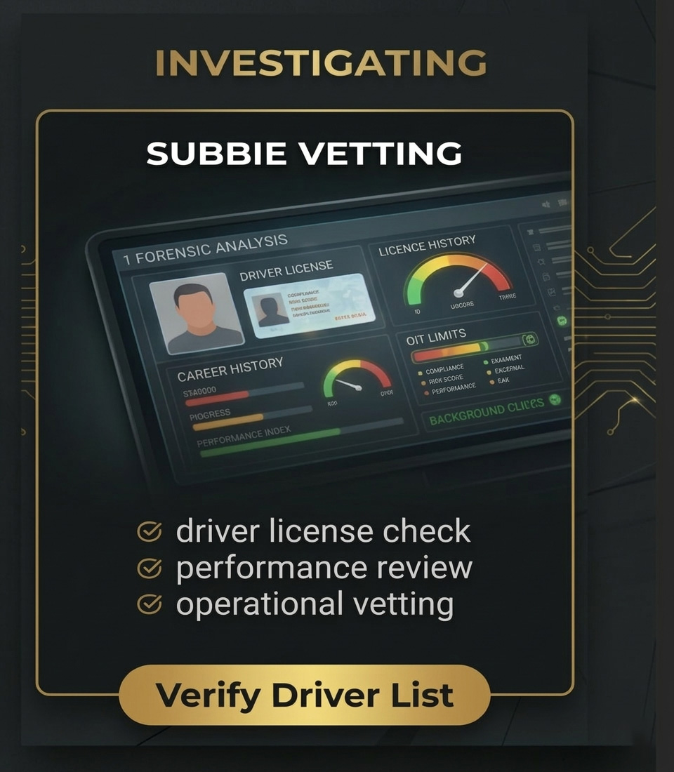 INSTRUCK investigation panel artwork